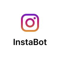 A imagem mostra a logo do projeto InstaBot