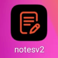 A imagem mostra a logo do projeto NotesV2