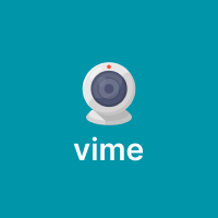 A imagem mostra a logo do projeto vime